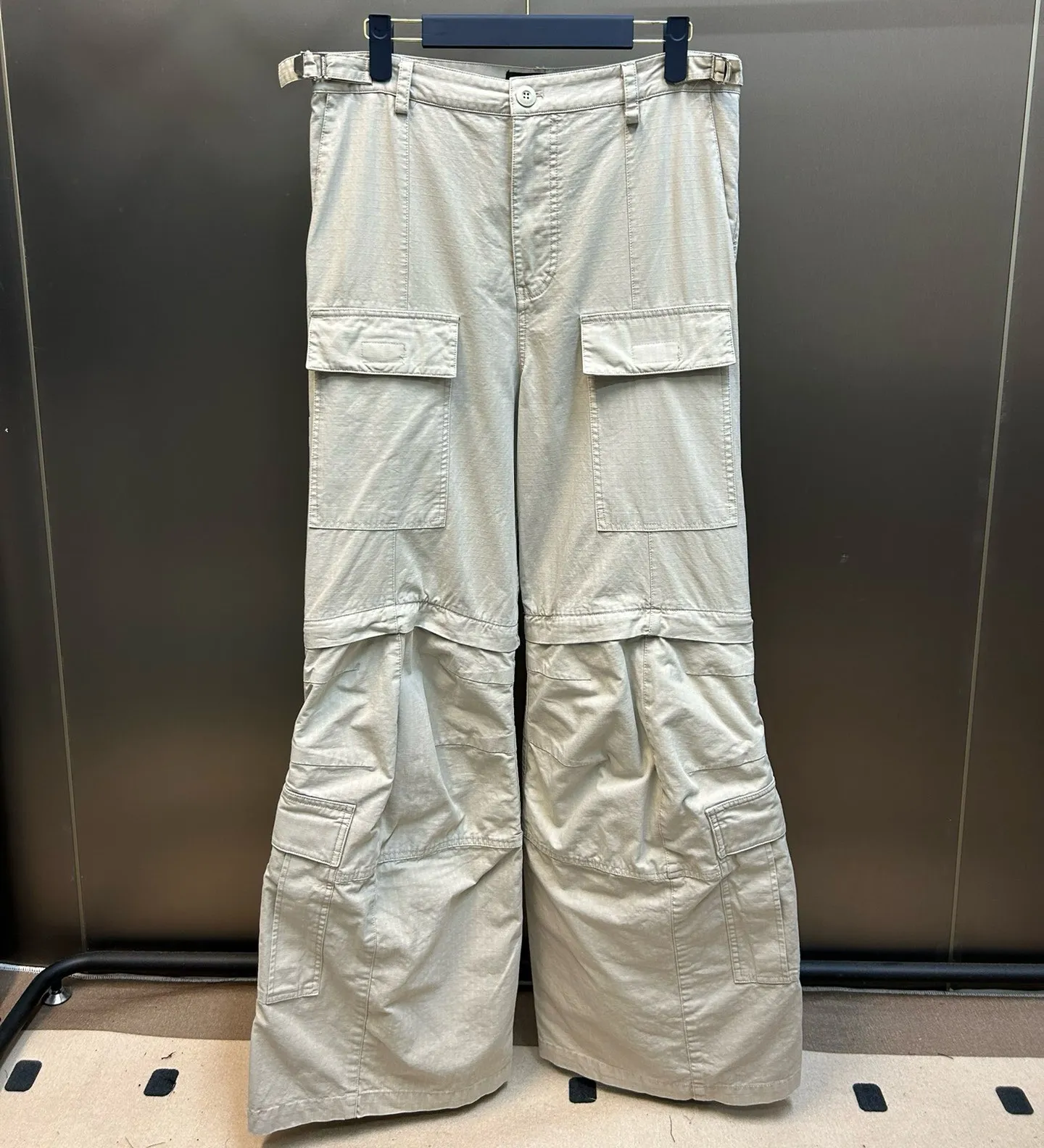Pantalon de taille plus masculin Round Coul Broidé et Polar de style polaire imprimé avec Street Pure Cotton 2122RF