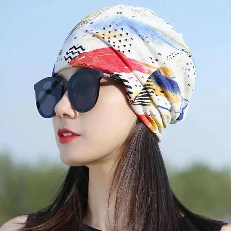 Craquins Silk Turban Fashion Ressistant Soft Fiakerscarf Baotou Hat Baotou Femmes