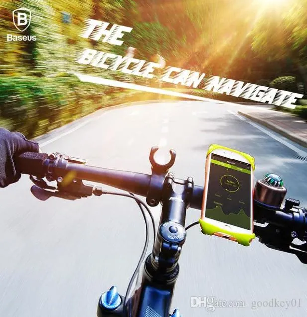 Porte-téléphonie de vélo BaseUS pour iPhone X 8 Samsung S9 Bike Mount Phone Phoneder Navigation GPS Stand de 46 pouces tous les téléphones 4864421