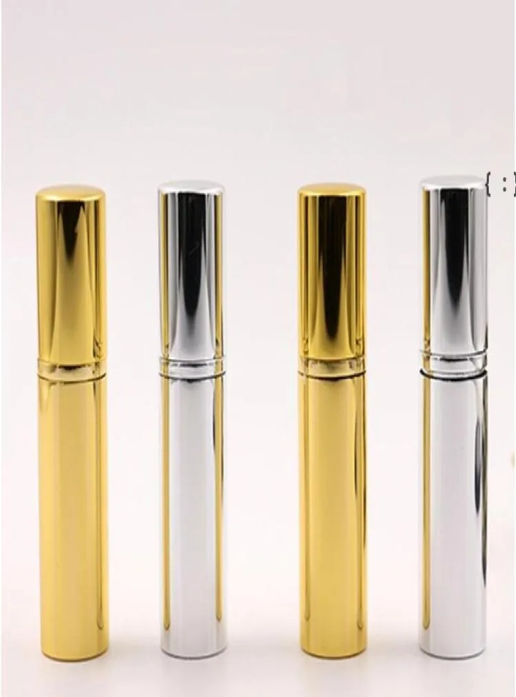 Brilliant Gold Silver 5 ml Refipillable Portable Mini Bottle Aluminium Aluminium Spray Atomizer Emple Spray Atomizer Container BWE96295037009