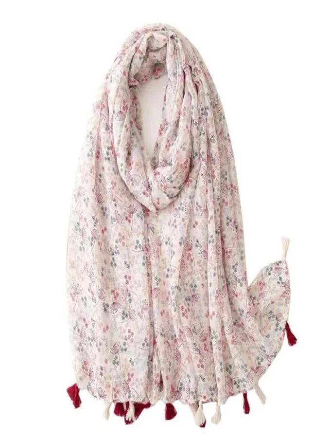 Halsdukar mjuk bomullshandkänsla kvinnor sjal tryckning hög kvalitet hijab halsduk helhet pashmina kvinnlig bandana4053363