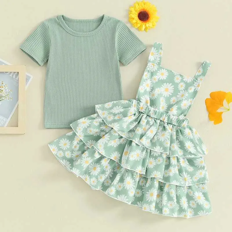 Ensembles de vêtements d'été Vêtements pour les enfants bébé filles tenue pour enfants