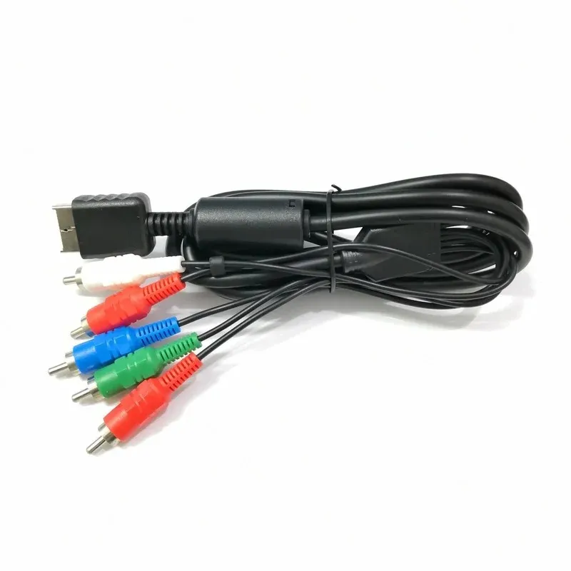 1,8 м/6 футов HDTV AV Audio Videi Video Cable AV A/V Компонентный кабельный шнурный шнурный проволочный провод Slim Game Adapter для Sony PlayStation 2 3 PS2 PS3