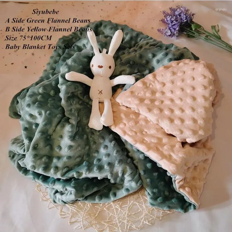 Couvertures née bébé couverture de haute qualité des points de flanelle pour nourrissons enveloppe de serviette pour tout-petits ensembles de serviettes d'aptitude