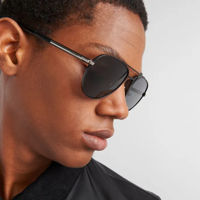 DHgate Iconic metal trim Sunglasses SPRA54 Designer Mens Women sunglasses Pilot model metal frame computer read mens sun glasses mirror optimistic temple nose path Fashion Accessories