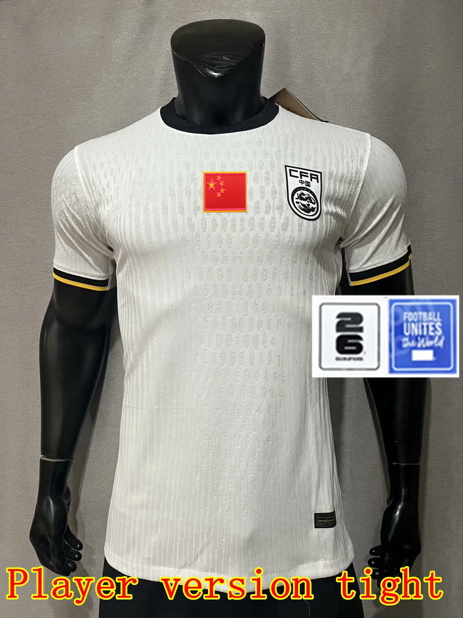 中国代表　サッカーユニフォーム　2002 a405048c-2749-4285-aab1-