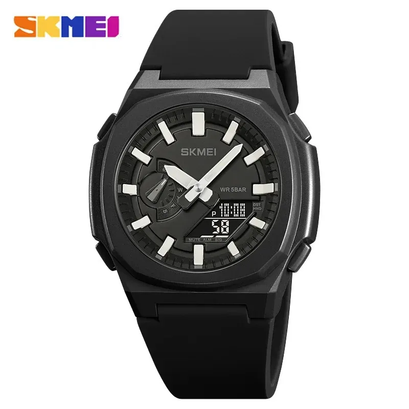 SKMEI 2091 Fashion Sports Watch for Men Countdown Militär vattentäta digitala klockor Mens Date Quartz Clock Reloj HOMBRE 2100 240422