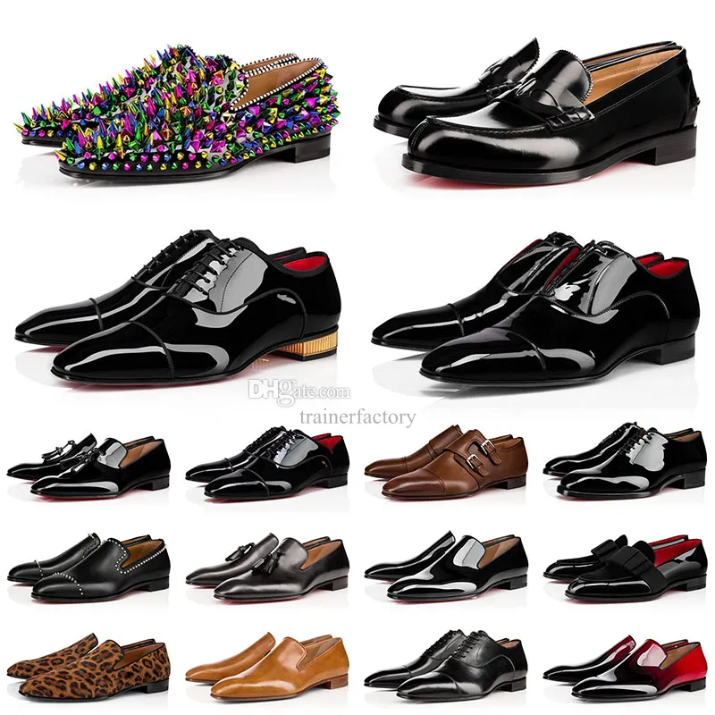 Red Men Designer Mens Dress Designer schoenen kantoor boot mode luxe schoenen loafers mannen zakelijk bruiloft feest outdoor lederen suède sneakers des chaussures 38-50