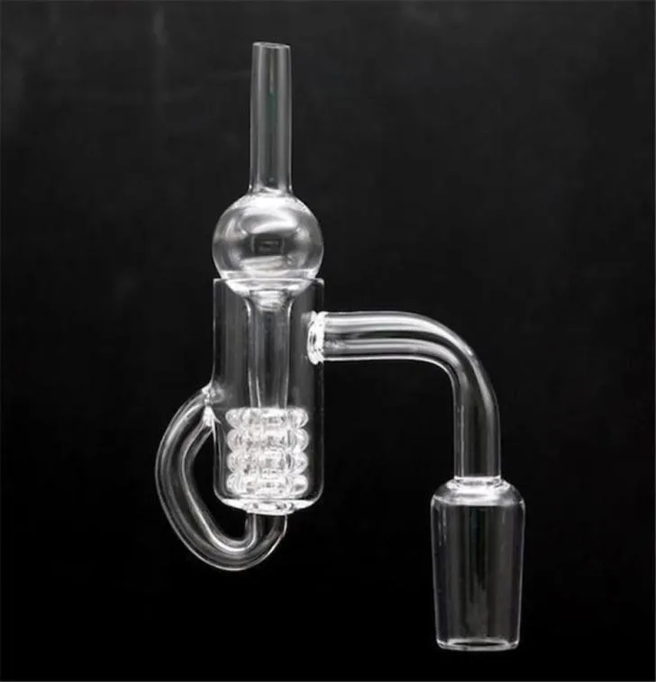 Quartz Diamond Loop Banger Bange Oil Nó Reciclador Reciclador Banger Banger Unh Nail Cap Dabber Insert Bowl 10mm 14mm 18mm Male feminino9682733