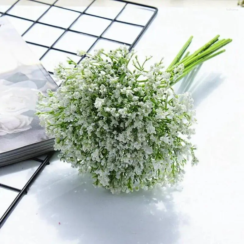 Decorative Flowers Gypsophila Artificial Bridal Baby Breathing Christmas Gift Home Decor Dining Indoor Bonsai Diy Wedding Holiday Supplies