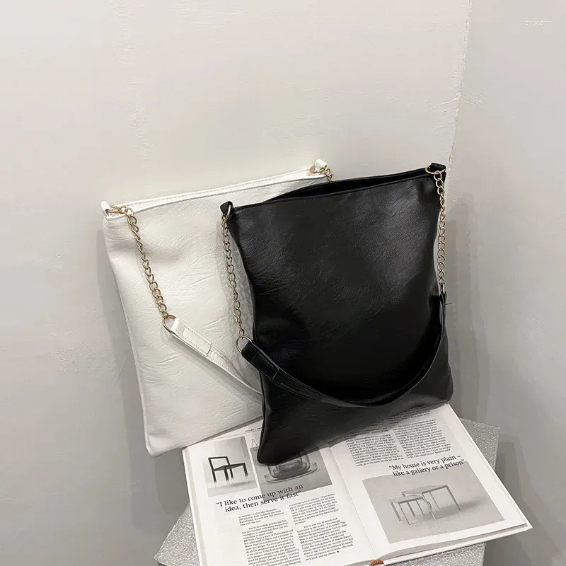 Сумки на плечах женская сумка сумочка повседневная мессенджера с твердым цветом женский винтажный конверт высококачественный портфель