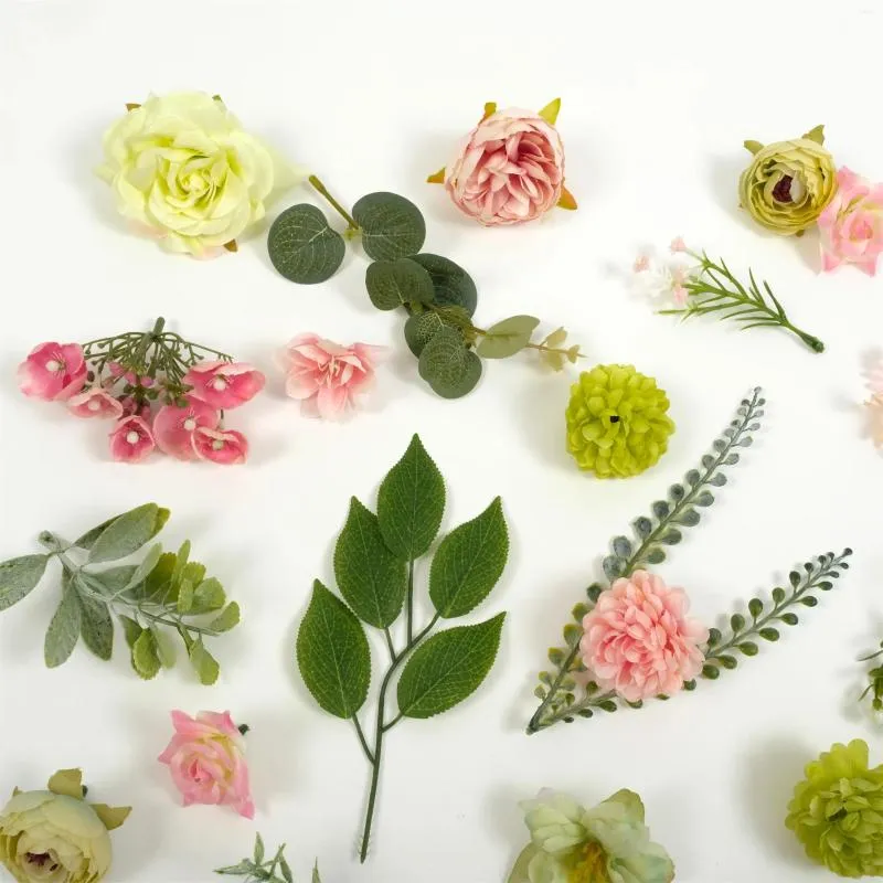 Декоративные цветы искусственная шелковая цветочная головка