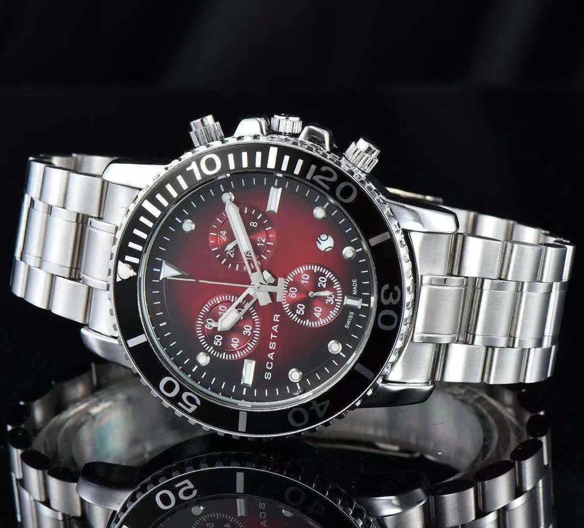 Zegarek zegarków AAA 2024 Produkt niebo zegarek kwarc sześć igły funkcja zegarek męski zegarek