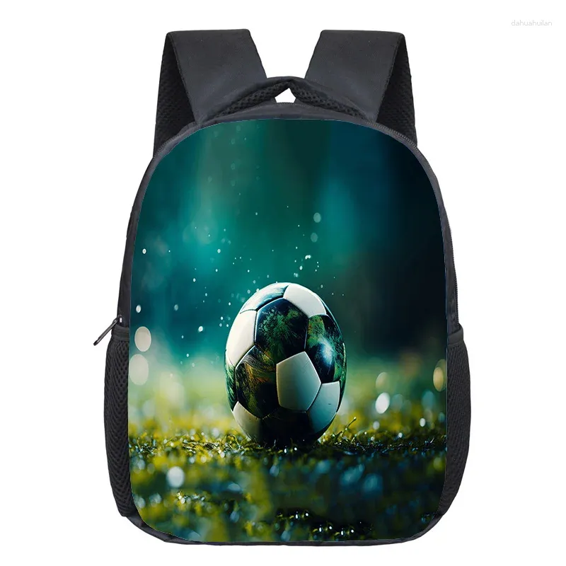 Backpack Football Rugby Padrão impresso Padrão simples Estudante School School Boy Girl Ins Fashion All-Match Travel Macks