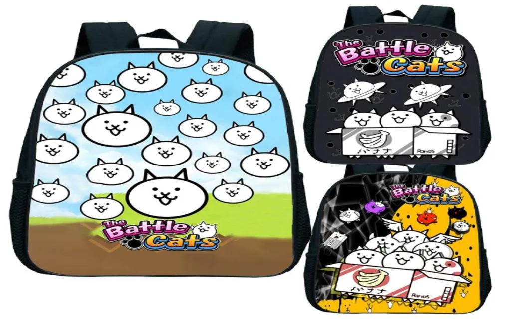 The Battle Cats Kindergarten Backpack Game Kids School Bags Childs Rucksack Toddler Boys Cartoon Bookbag Gift 22061050264857163427