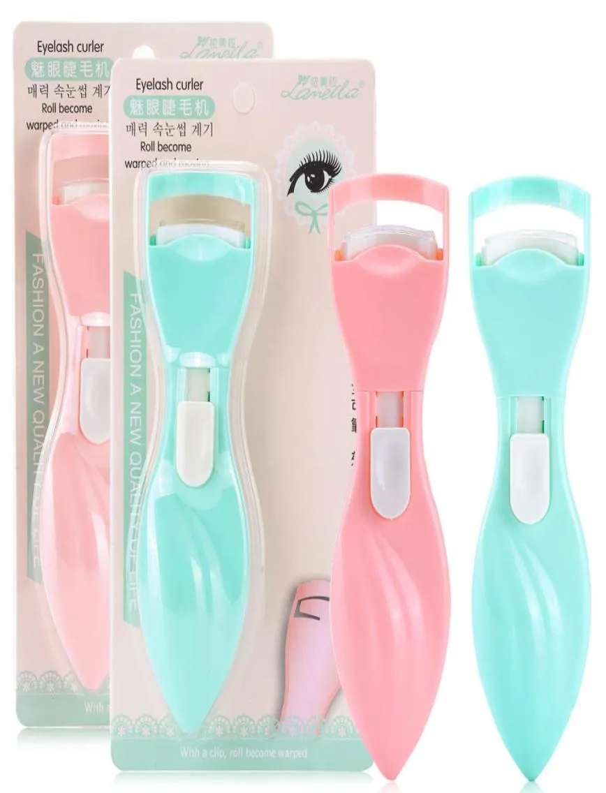 Lameila Curler en plastique en plastique délicat de maquillage cosmétique de type à main