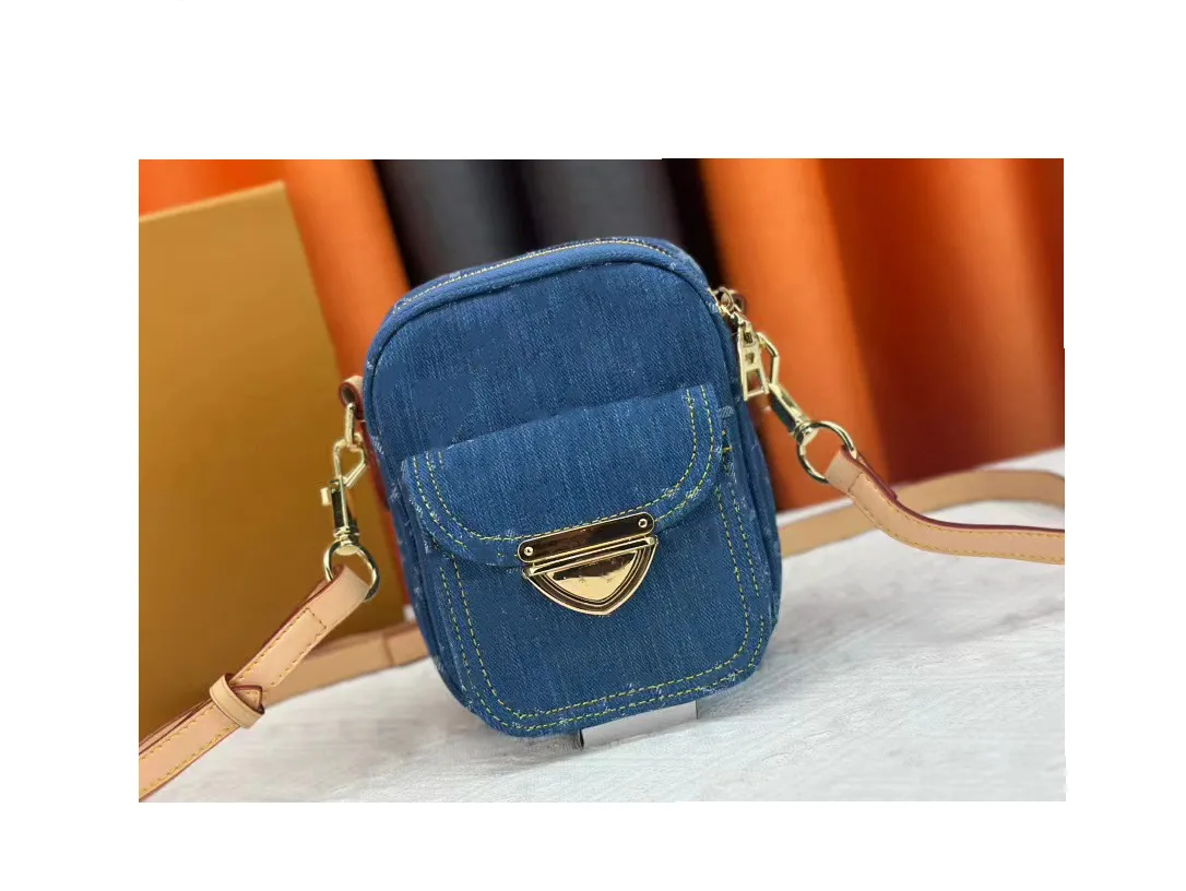 High Quality Luxury Designer ladys Fashion classics MINI denim Crossbody Handbags Womens Handbag Womens Luxurys Brands Shoulder Bags