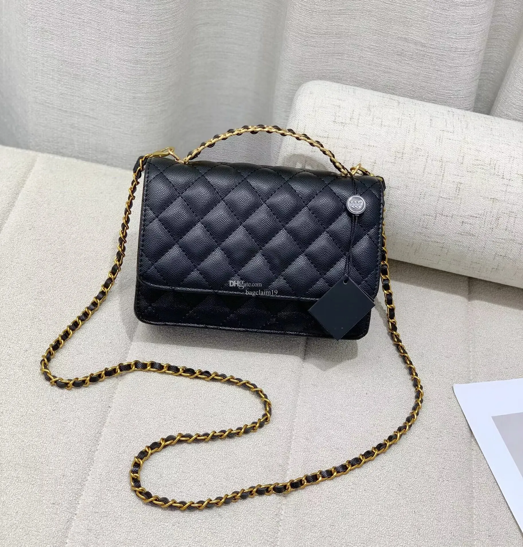 Marka tote çanta tasarımcı çanta gerçek deri aaa kalite erkek messenger çanta ünlü marka zincirleri hobo çanta crossbody kadın çantası cüzdan ld2#2261