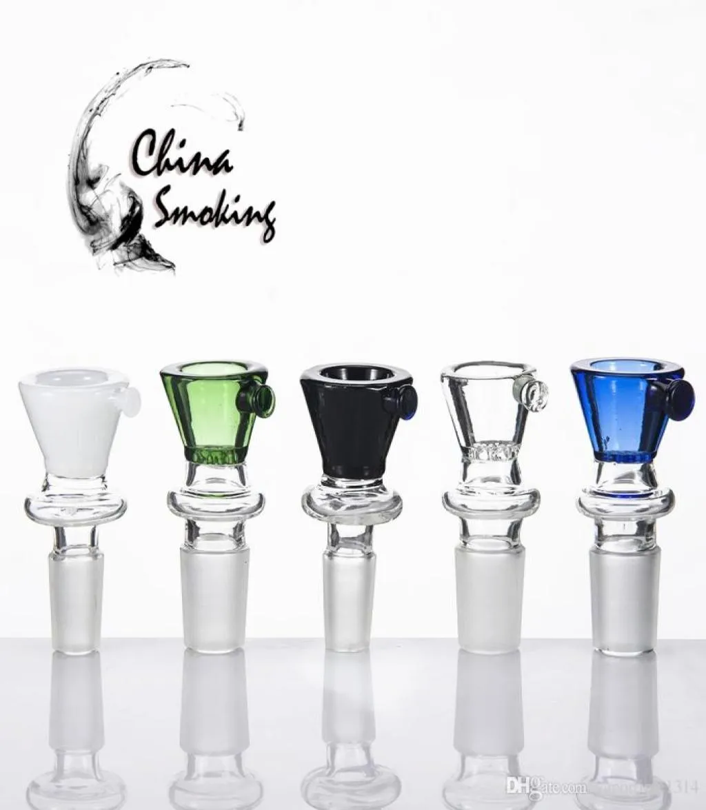 Glazen kom rookkam scherm 10 mm 14 mm 18 mm vrouwelijke mannelijke gewrichtsverbinding kleur water buis olie rig bubbler bong3243280