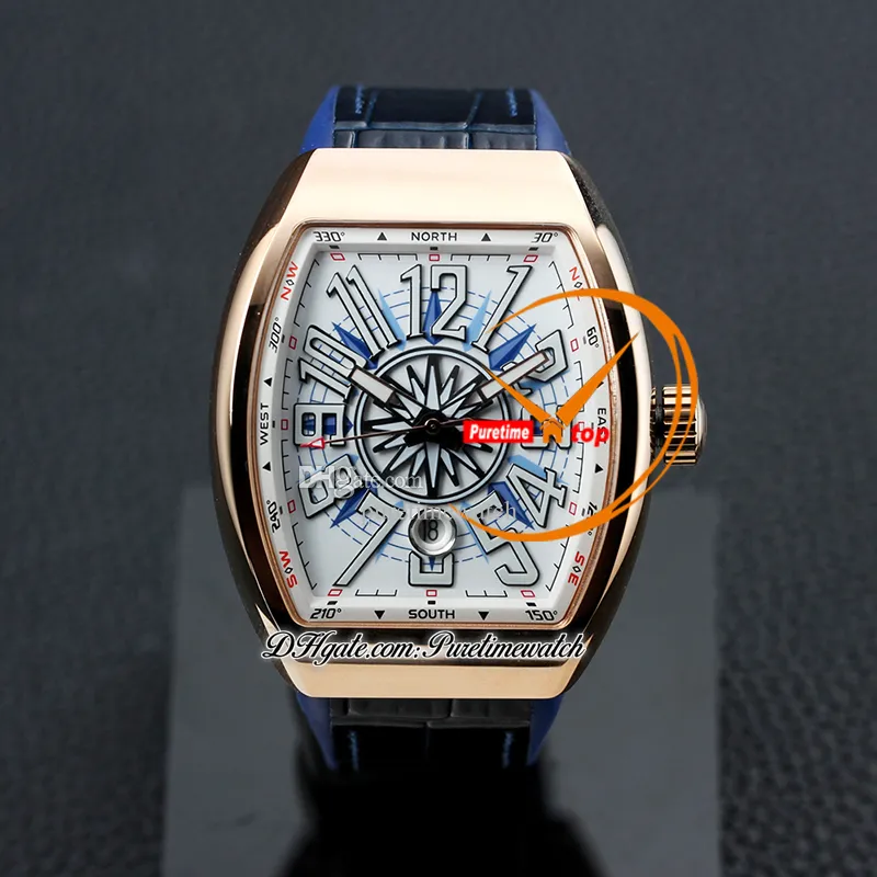 DHgate.com:Vanguard V45 Automatic Rose Gold Watch, White Arabic 