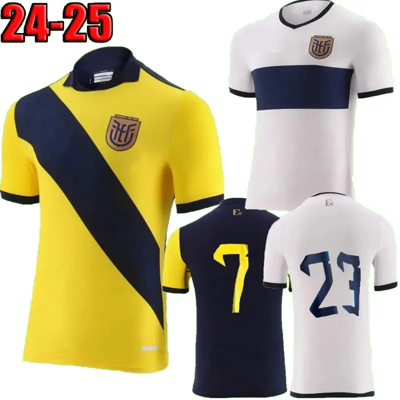 2024 Ekvador Futbol Gömlek Erkekler Çocuklar Gençlik Evi Uzak Futbol