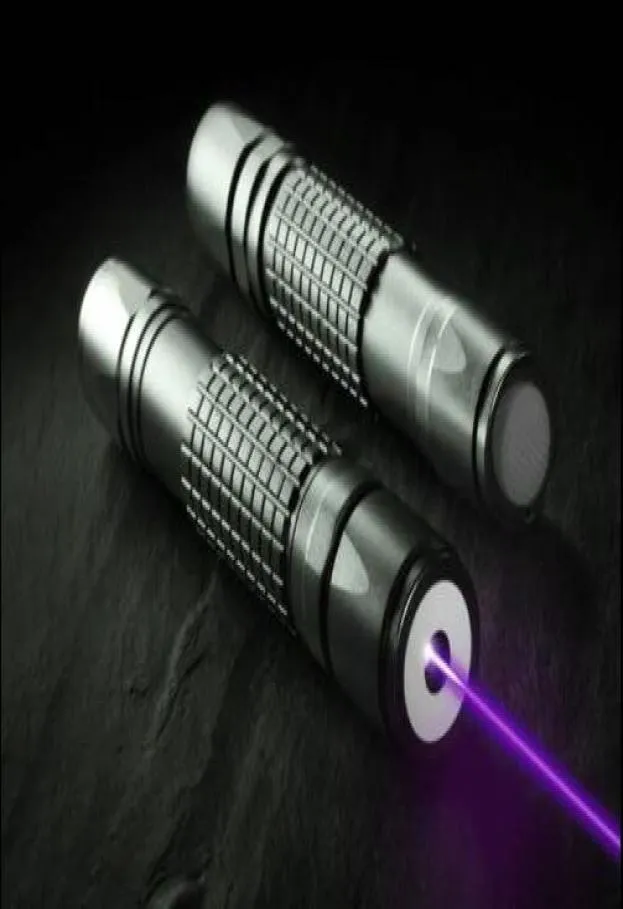 High Power 2000m 405nm Lampe de poche Violet Blue Laser Pointeur UV Purple Lazer Torche Détecteur 4632167