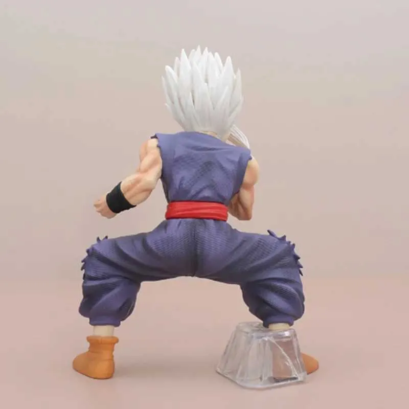 Action Toy Figures 21cm Figure d'anime fils Gohan Beast White Hair Figurine PVC Figures d'action Collection Modèle d'enfants Toys Gift