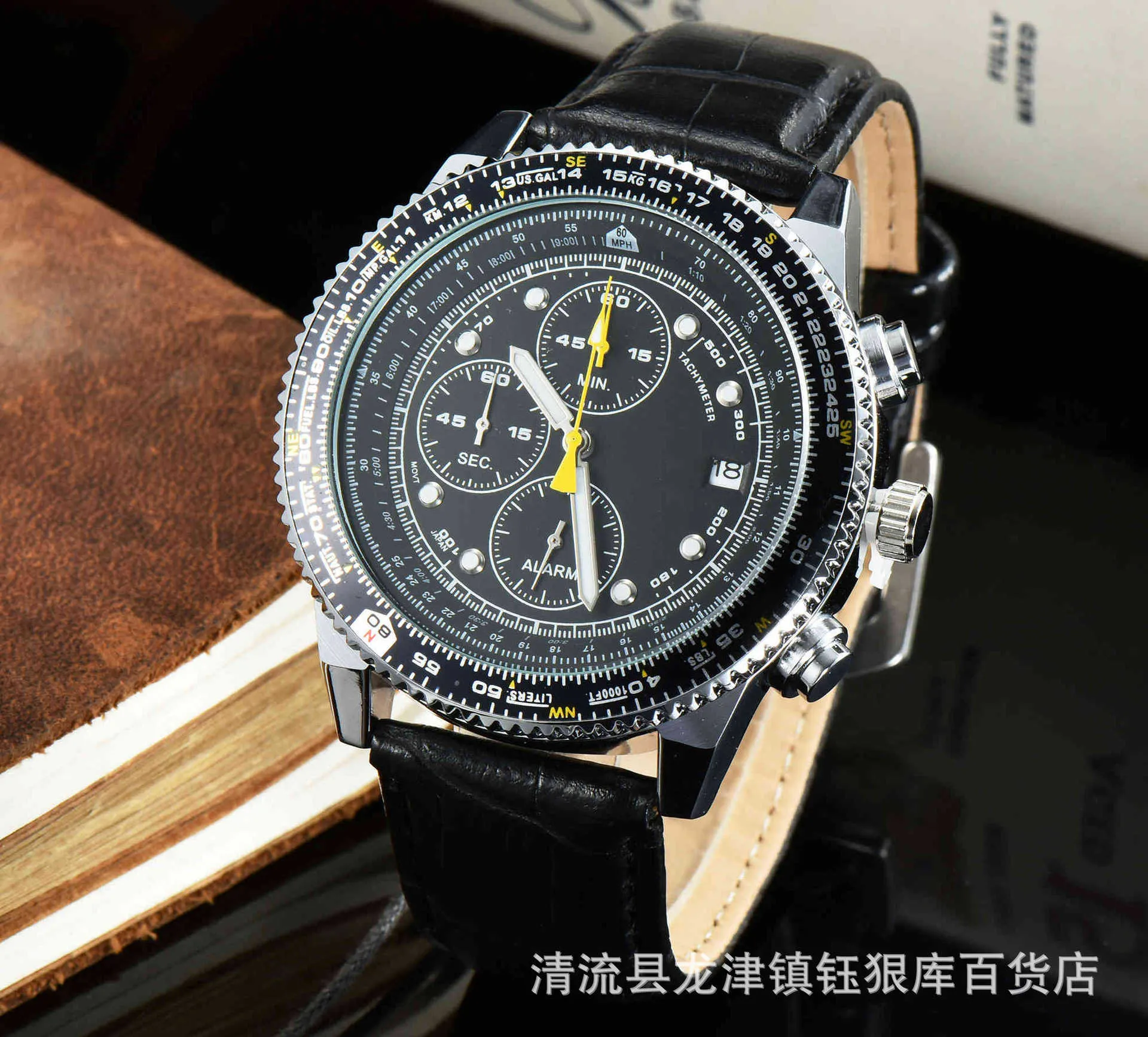 Bekijk horloges AAA 2024 Commodity Belt J Watch Mens Six Pin Function Watch Mens Watch
