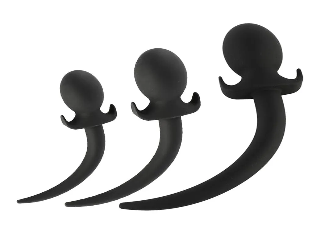 Seks honden staart anale plug buttplugs zachte siliconen anale dilateur volwassen seksspeelt voor man prostaat massager erotisch anaal speelgoed voor vrouw y14878881