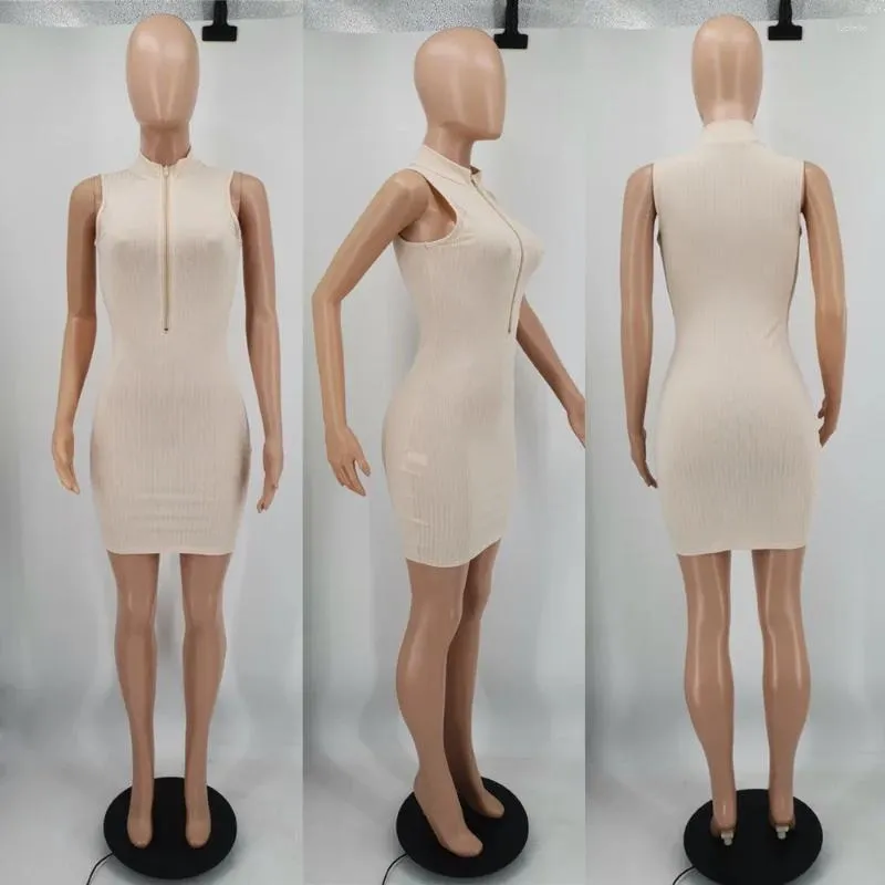 DHgate.com:5Pcs Bulk Wholesale Zipper Mini Dresses for Women