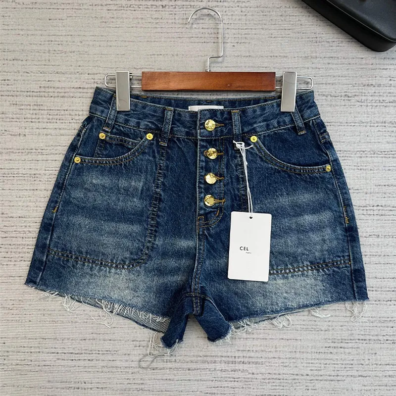 2024 new Women's Shorts Letter embroidery Denim Shorts Women's Plus Size Pants designer Women Denim Shorts Waist Designer Jeans Summer Fashion Short Pant Streetwear