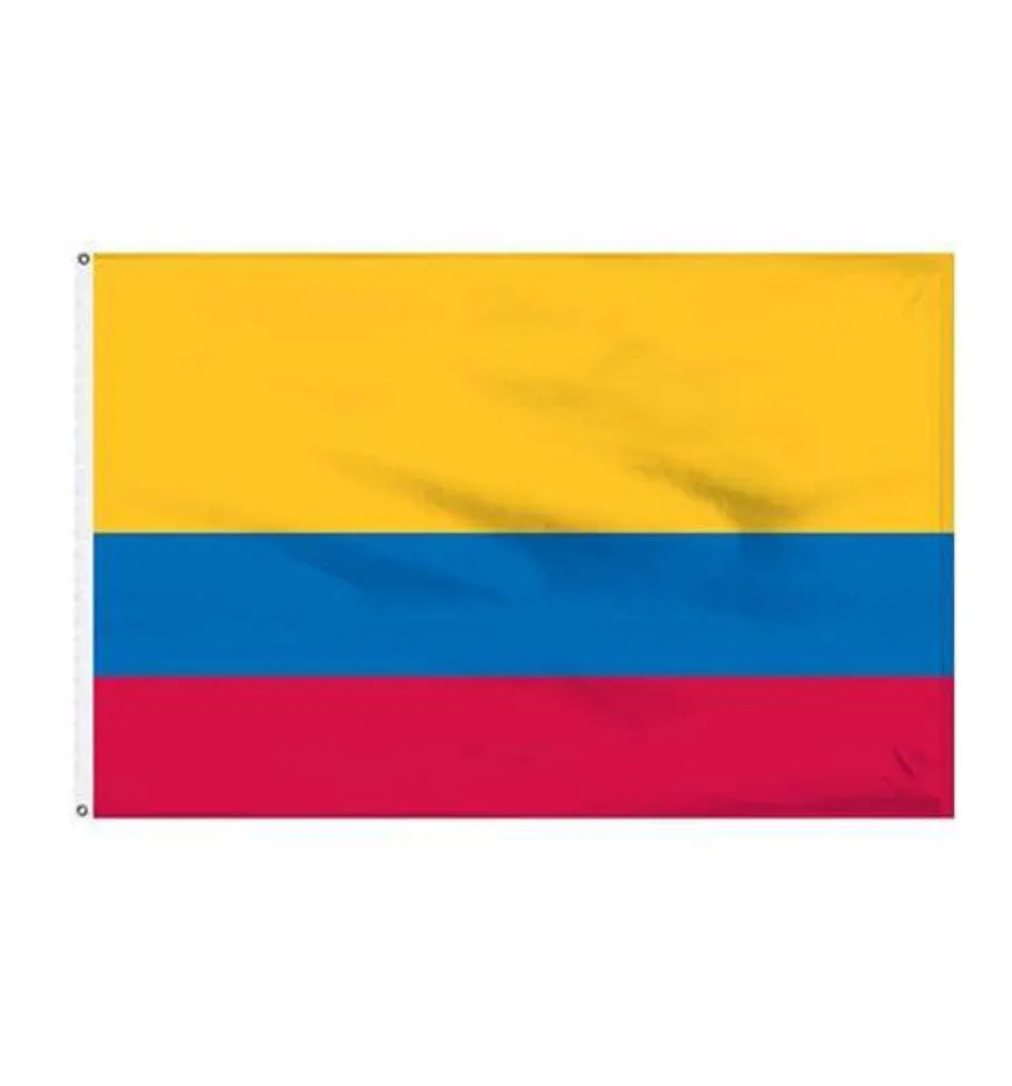 FLAGGI NAZIONALI NAZIONALI COLONSIONE COLOMBIA 3039x5039ft 100D Polyester Outdoor S di alta qualità con due gamme di ottone9367853