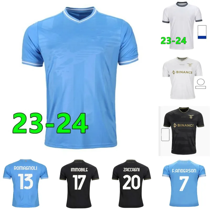 2023 2024 S.S.Lazio soccer Jerseys maglie 23 24 IMMOBILE SERGEJ LUIS BASTOS J.CORREA ZACCAGNI MARUSIC men kids kit football shirt 10th Anniversary