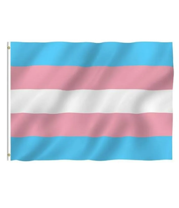 Gays Gadgets Amsterdam Transgender Gedruckte Flaggen 3x5 Fuß 100D Polyester Hochqualität mit zwei Messing -Teilen7330232