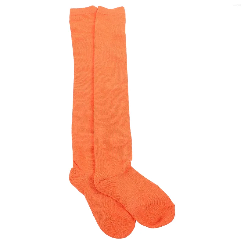 Women Socks Orange Thigh For Over Knee The European And American