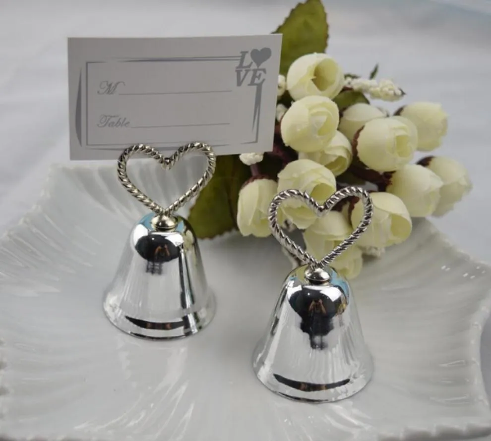 Nuove clip di campane di campane di bacio creative clips clip per la decorazione del tavolo da matrimonio per feste 2534159