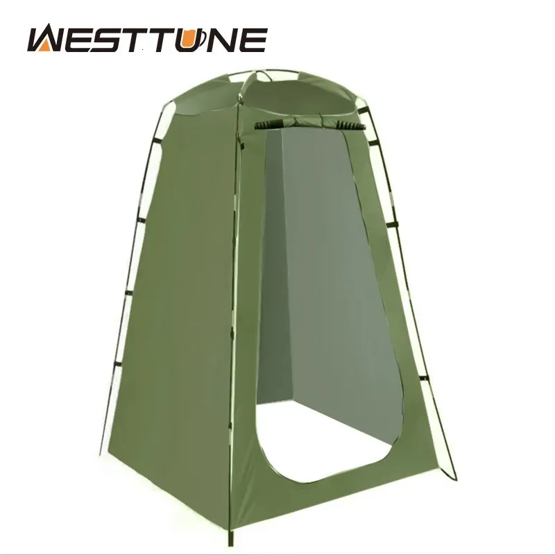 Westtune Portable Privacy Shower Tent Outdoor Waterdichte kleedkamer Shelter voor kamperen Wandelen strand toiletdouche badkamer 240417