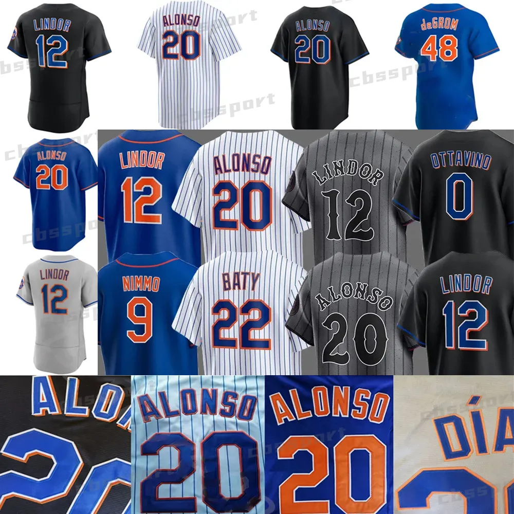 2024 City Connect Baseball Jerseys Pete Alonso Francisco Lindor Francisco Alvarez Edwin Diaz Kodai Senga Javier Baez Starling Marte Jacob Degrom Darryl Strawberry