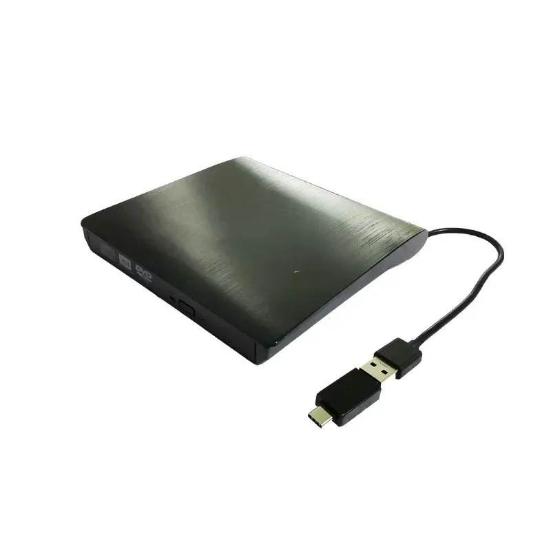 Hochgeschwindige externe USB 3.0 Flach gebürstete externe DVD RW Burner CD -Autor Slim Tragbares optisches Laufwerk für Laptop -PC HP
