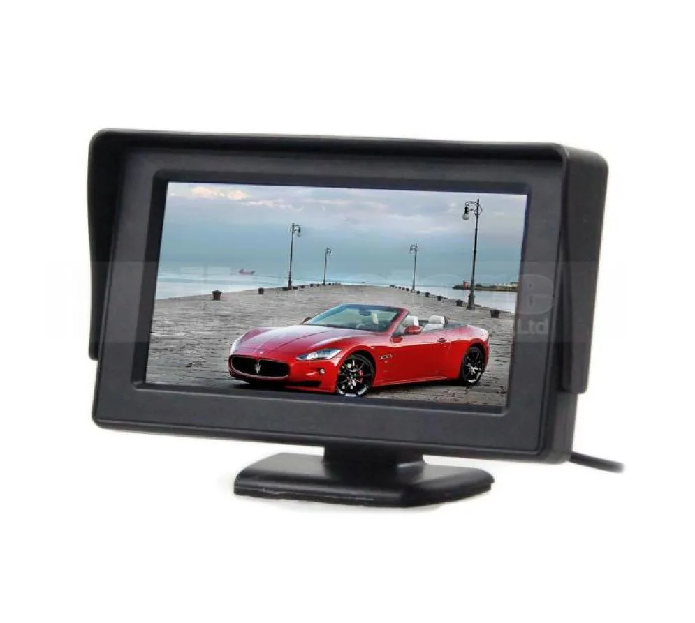 43 -Zoll -Auto Monitor Rückansicht Monitor TFT LCD -Bildschirm 2 Videoeingang für Autowagen Camera 9543258