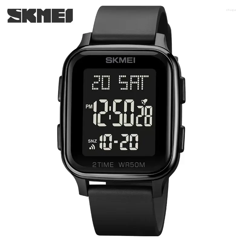 Wristwatches Personality Trend Sports Selling Electronic Watch Fashion Square Waterproof Digital Men's