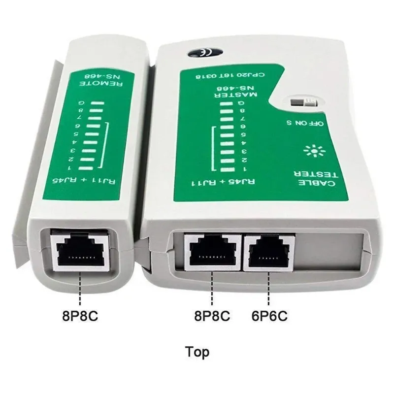 Network Ethernet LAN Kit 4 i 1 kabelprovare +crimping tång crimper +trådstrippare +100x RJ45 Cat5 Cat5e Connector Plug Netw Netw