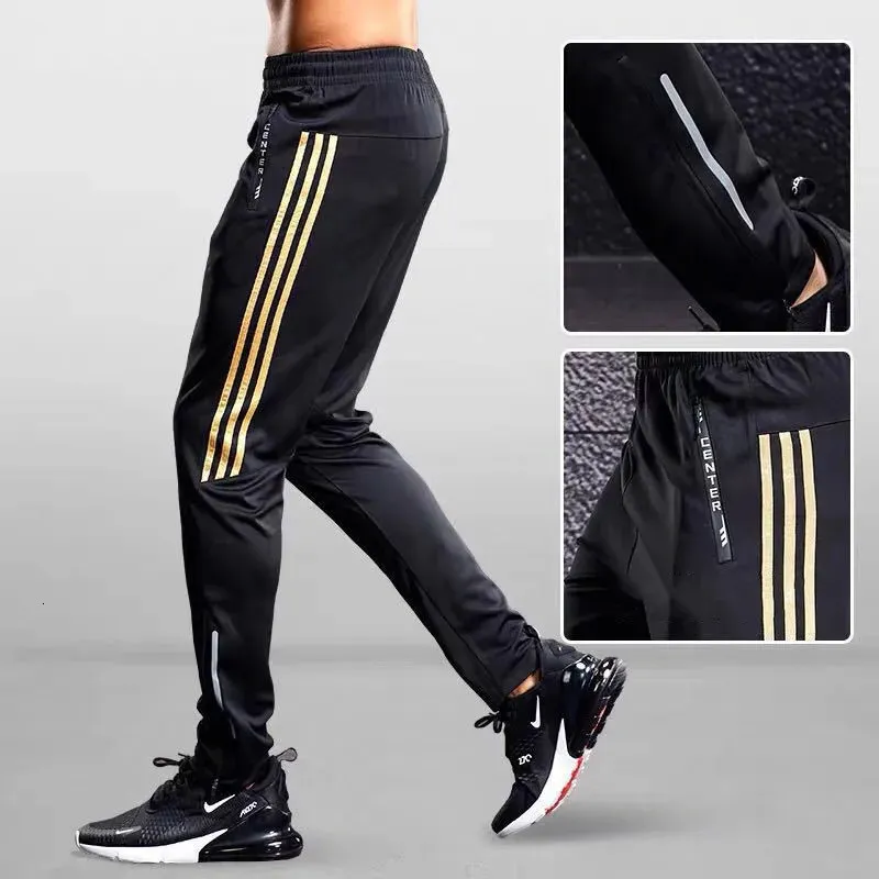 Men élastique d'été Running Sport Pants Jogging Pantalon de survêtement décontracté extérieur