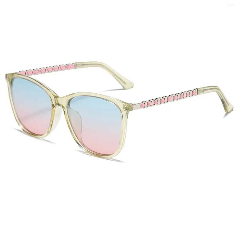 Солнцезащитные очки стильные негабаризованные поляризованные HD Lens Lens Anti-Sunburn UV 400 Защита для пляжного солнечного света