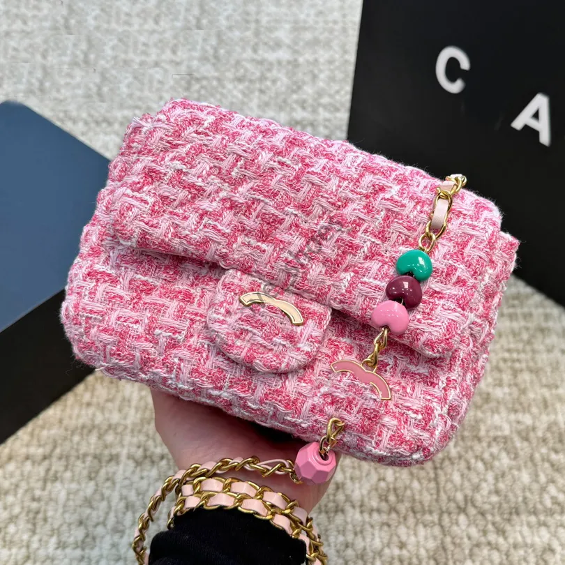 Hot Designer Bag Shoulder Bags Square Crossbody With Box Lattice Handbag Shoulder Square Knitting Fashion Bags Gifts From 50 2 DHgate