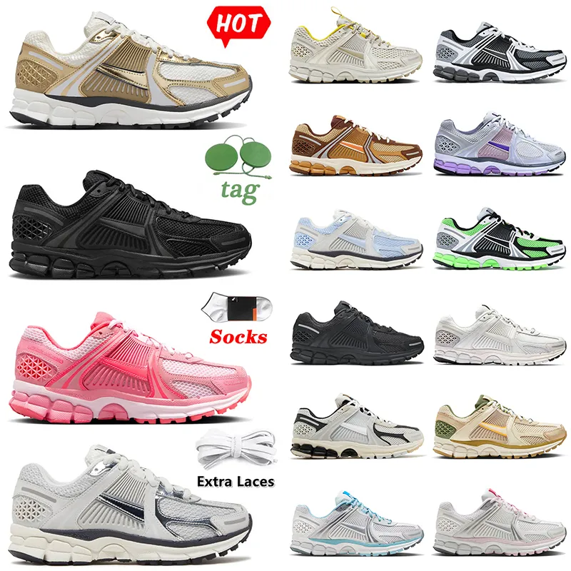 Top Quality vomero 5 Gold Pink Foam Women Running Shoes Men Trainers Photon Dust Metallic Silver Doernbecher Supersonic Runners Trainers Jogging Walking Sneakers