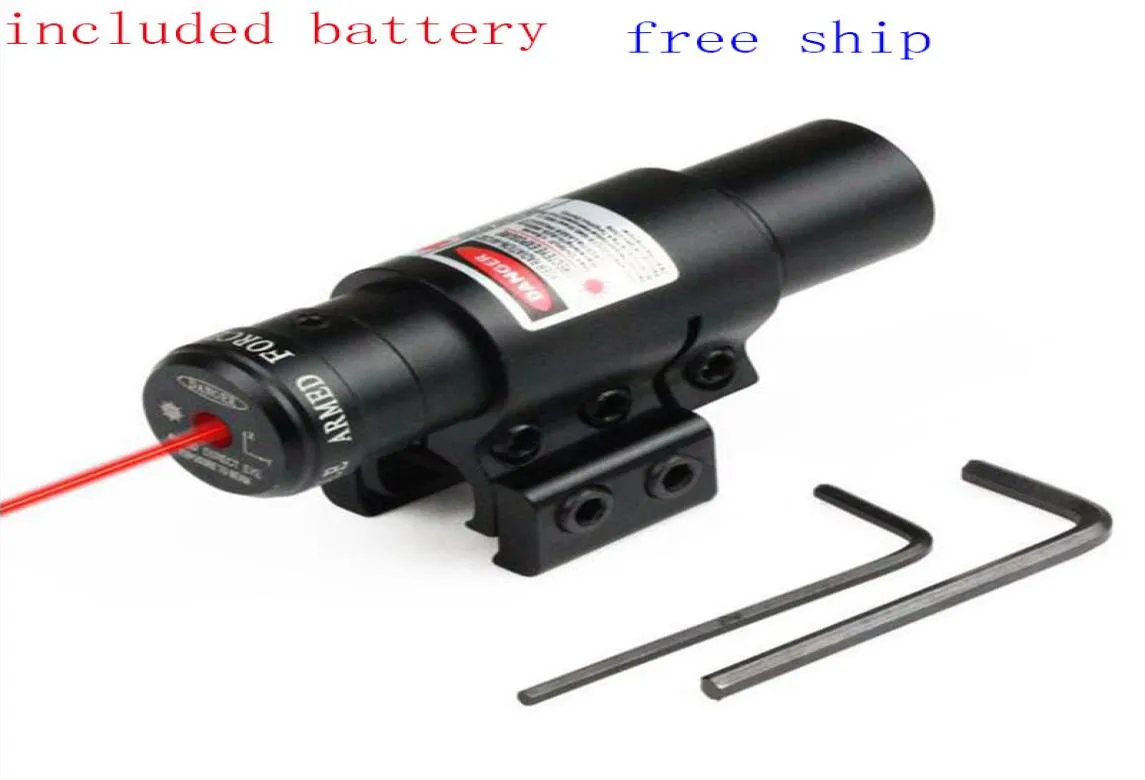 Tactical Red Dot Laser Sehung für die Jagdpistole und 11 mm oder 20 -mm -Schiene 650 nm mit 1120 mm Mount -Schiene für Airsoft Guns6280468