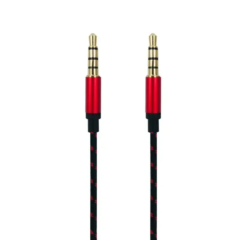 3,5 mm aux kabelaansluiting mannelijk naar mannelijke audiokabel 3,5 mm luidsprekerkabel voor hoofdtelefoonauto voor Xiaomi Redmi 5 plus OnePlus 5T aux koord