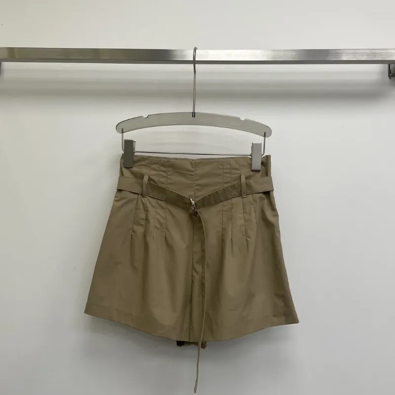 Shorts femminile 2024 Primavera/Summer Wear Classic Khaki Rieplezzabile profilo di swing 0420