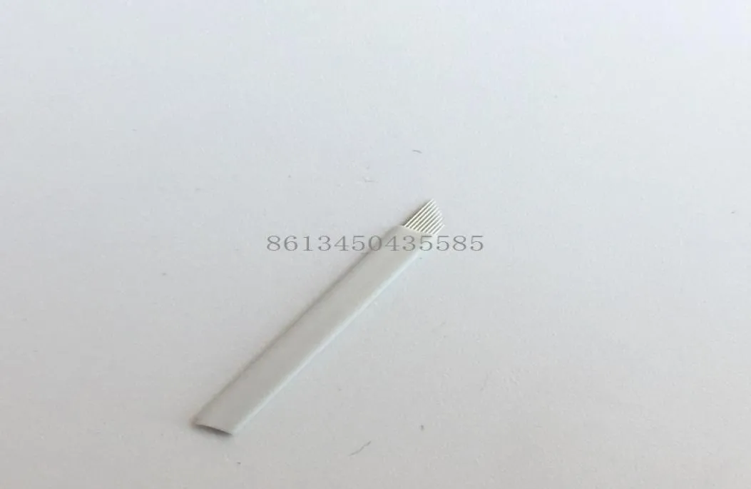 100 PCS 9 Pin Needle Permanent Makeup Eyebrow Microblading Pen Blades Tattoo Needles For Tattoo Machine Pen3276428